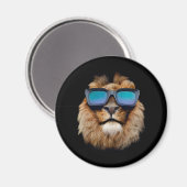 Eine Coole Katze Magnet (Vorderseite/Rückseite)