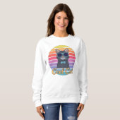 Eine Coole Katze Sweatshirt (Vorne ganz)