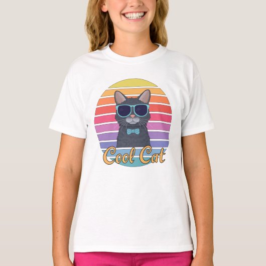 Eine Coole Katze T-Shirt (Vorderseite)