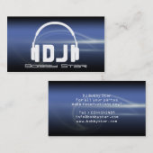 Eine cooles DJ headphon moderne Visitenkarte (Vorne/Hinten)