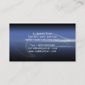 Eine cooles DJ headphon moderne Visitenkarte (Rückseite)