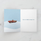 Eine Corvette Weihnachts-Faltkarte Karte (Innenseite)