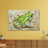 Eine Couch-Spadefußtoad Leinwanddruck (Insitu (Wohnzimmer))