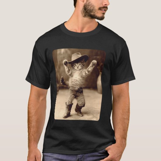 Eine Cowboy-Katze T-Shirt (Vorderseite)