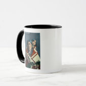 Eine Crow Indian Madonna und Kind Tasse (Vorderseite Links)