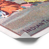 Eine Crow Indian Tepee, Maizena Product Ad Poster (Ecke)