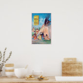 Eine Crow Indian Tepee, Maizena Product Ad Poster (Küche)