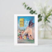Eine Crow Indian Tepee, Maizena Product Ad Postkarte (Stehend Vorderseite)
