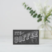 EINE CUP KAFFEE-Cappingkarten Treuekarte (Stehend Vorderseite)