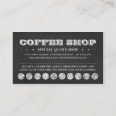 EINE CUP KAFFEE-Cappingkarten Treuekarte (Rückseite)