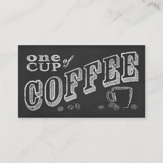 EINE CUP KAFFEE-Cappingkarten Treuekarte (Vorderseite)