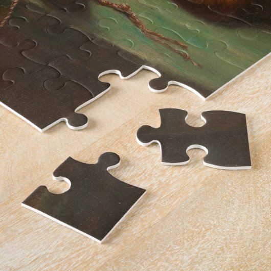 Eine Dackel Welpe | Carl Reichert Puzzle (Seite)