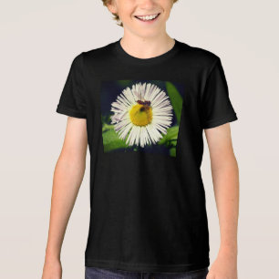 Eine daisy Flohblume und eine Biene Tri-Blend Shirt