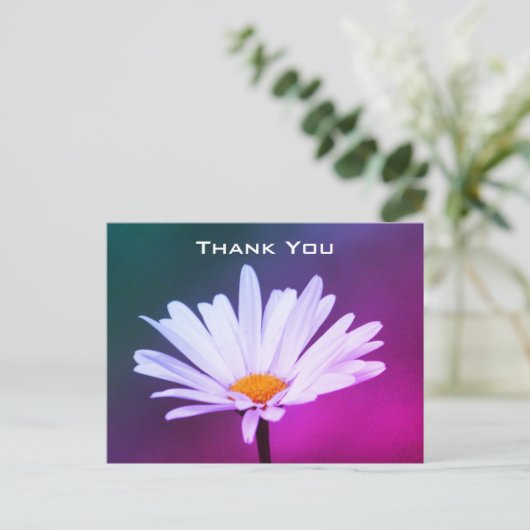 Eine daisy Post Card Postkarte (Stehend Vorderseite)