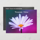 Eine daisy Post Card Postkarte (Vorne/Hinten)