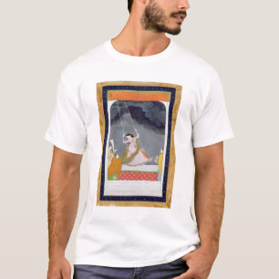 Eine Dame auf einem Schwingen, Kangra, T-Shirt