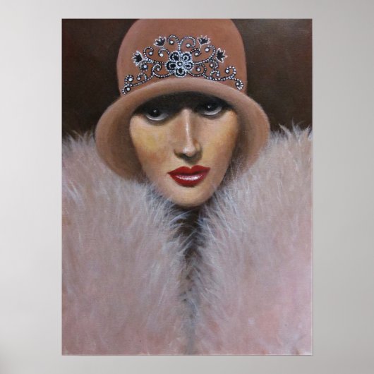 Eine Dame aus den 20er Jahren, Poster (Vorne)