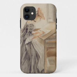 Eine Dame Copying an einem zeichnenden Tisch, Case-Mate iPhone Hülle