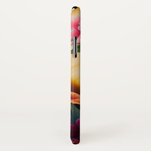 Eine Dame mit Blumenhut Case-Mate iPhone Hülle (Hinten/Rechts)