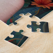 Eine Dame mit Blumenhut Puzzle (Seite)