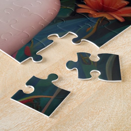 Eine Dame mit Blumenhut Puzzle (Seite)