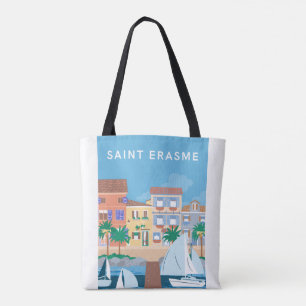 Eine Damenhandtasche für französische Ferien Tasche