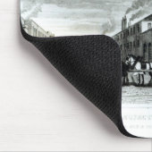 Eine Dampf-Motor Manufaktur und Eisen-Arbeiten Mousepad (Ecke)