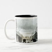 Eine Dampf-Motor Manufaktur und Eisen-Arbeiten Zweifarbige Tasse (Links)