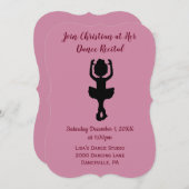 Eine Dance-Erwägung Einladung (Vorne/Hinten)