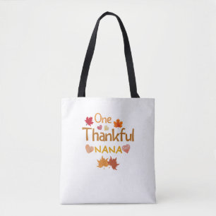 eine dankbare Nana-Erntedank-Tagesfamilie Tasche