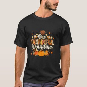 Eine dankbare Oma-Herbstlaub Herbstgrandma T-Shirt
