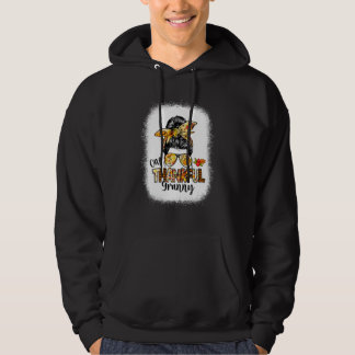 Eine dankbare Oma Unordentlicher Dutt Frauen Herbs Hoodie