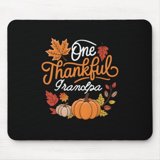 Eine dankbare Oper Herbst-Erntedank-Pumpe Mousepad (Vorne)