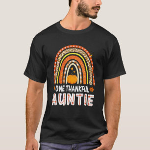 Eine dankbare Tante Regenbogen Leopard Herbst Herb T-Shirt