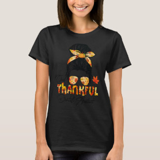 Eine dankbare Zahnarztassistentin, Messy Bun Fall T-Shirt