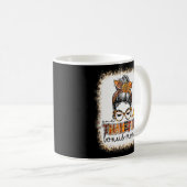 Eine dankenswerter Bonus Mama Messy Bun Thanksgi g Kaffeetasse (VorderseiteRechts)
