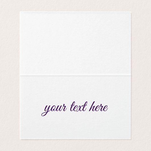 Eine Dankeschön-Blumenkarte (Innenseite Aufgefaltet)