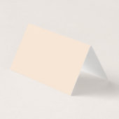 Eine Dankeschön-Blumenkarte (Rückseite)