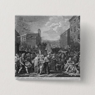 Eine Darstellung des März des Schutzes Button