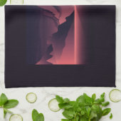 Eine Darstellung des Sonnenuntergangs auf den Berg Geschirrtuch (Gefaltet)