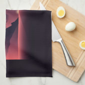 Eine Darstellung des Sonnenuntergangs auf den Berg Geschirrtuch (Viertel Falte)