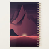 Eine Darstellung des Sonnenuntergangs auf den Berg Planer (Rückseite)