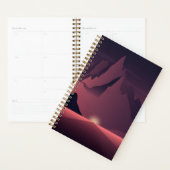 Eine Darstellung des Sonnenuntergangs auf den Berg Planer (Anzeige)