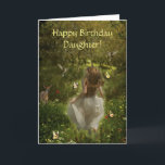 EINE DAUGHTER BIRTHDAY CARD DANKESKARTE<br><div class="desc">Eine wunderschöne Karte für Ihre besondere Tochter innen und außen.</div>