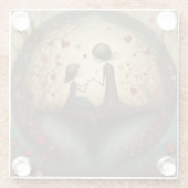 Eine Daughters-Liebe Glasuntersetzer (Rückseite)