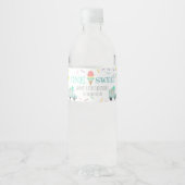 Eine davon sind Süßeis-Party-Flaschen Wasserflaschenetikett (Vorderseite)
