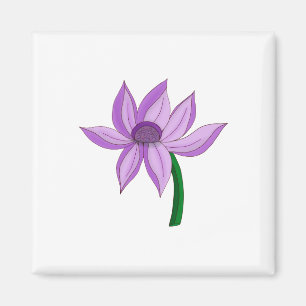Eine delikate Blume Magnet