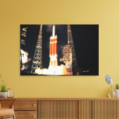 Eine Delta-IV-Rakete hebt ab Leinwanddruck (Insitu (Wohnzimmer))