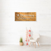 Eine Demokratie, wenn wir sie Behalten haben Banner (Insitu)