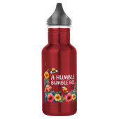 Eine demütige Hummel  Edelstahlflasche (Links)